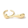 Alloy Open Cuff Rings for Women RJEW-S412-04G-05-3