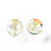 Transparent Acrylic Beads MACR-S370-B10mm-728-2