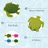 SUPERFINDINGS 20Pcs 4 Style Sea Tortoise PVC & Resin Home Ornaments DJEW-FH0001-22-4