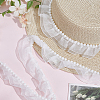 5 Yards Polyester Lace Ribbons OCOR-GF0006-14A-02-4