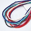 Olycraft 8 Strands 8 Colors Synthetic Turquoise Beads Strands G-OC0002-11-4