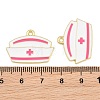 Medical Theme Alloy Enamel Pendants AL-CBA2919-03G-05B-3