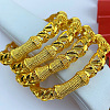 4Pcs Brass Alloy Bangles for Women WGEEFE8-02-1