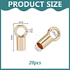 Brass Cord Ends KK-WH0108-58-2