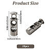 20Pcs Alloy Card Locks FIND-GF0008-48B-P-2