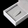 Cardboard Paper Jewelry Packing Boxes with Sponge Inside for Rings CBOX-F007-01C-2