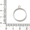 304 Stainless Steel Open Back Bezel Pendants STAS-B126-06D-P-3