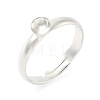 Adjustable Brass Pad Ring Setting KK-K414-01B-S-1