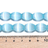 Dyed Natural Selenite Beads Strands G-T138-232C-4