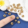 SHEGRACE Brass Micro Pave Clear Cubic Zirconia Spacer Beads XGRQ1U993-363G-5