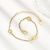 304 Stainless Steel Link Bracelets BJEW-JB12822-5