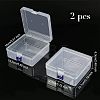 Polypropylene(PP) Storage Containers Box Case CON-WH0073-63-2