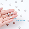 100pcs 304 Stainless Steel Stamping Blank Tag Pendants for Bracelet Earring Pendant Charms STAS-TA0001-01-22