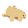 Golden Brass Enamel Pendants KK-P197-09F-G-3