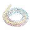 Transparent Painted Glass Beads Strands DGLA-A034-T1mm-A15-5