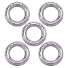 5Pcs 304 Stainless Steel Spring Gate Clasp Findings STAS-HY0002-14P-1