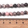 Natural Zebra Jasper Round Beads Strands X-G-E334-6mm-11-6
