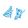 Spray Paint Alloy Pendants ENAM-K076-40B-2