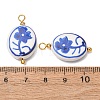 Handmade Porcelain Pendants PR-CBA8966-10G-2