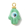 Handmade Evil Eye Lampwork Pendants PALLOY-JF01688-2