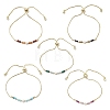 Brass Chain Bracelet BJEW-JB11700-2