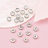 Brass Rhinestone Spacer Beads RSB04C14-4