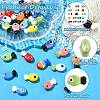 Marine Animal Handmade Porcelain Beads PORC-CJZ0001-01B-3