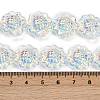 Electroplate Glass Bead Strands GLAA-S387-01H-4