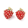 Brass Enamel Pendants KK-L256-44G-05-1