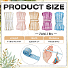 50 Yards 5 Colors Nylon Ribbon OCOR-WR0002-19-2