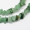 Chips Natural Green Aventurine Beads Strands G-N0164-31-2