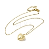 Brass Pendants Necklaces NJEW-K269-04G-2