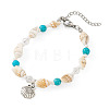 304 Stainless Steel Charm Bracelets BJEW-TA00711-2