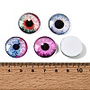 Printed Transparent Glass Cabochons GL-CBAA22A-05-4