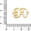 Hollow Brass Connector Charms KK-CBAE532-01K-G-3
