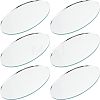 Olycraft 6Pcs Oval Glass Mirror AJEW-OC0003-19-1