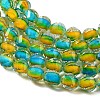 Two Tone Resin Beads Strands GLAA-T035-02A-2