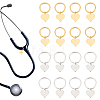 304 Stainless Steel Stethoscope Tag Pendant Decoration HJEW-UN00002-1