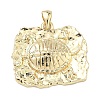 Brass Pendants KK-C251-06C-G-1