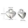 Tibetan Style Alloy Heart Charms LS-TIBEP-LFH260Y-S-FF-2