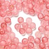 Frosted Transparent Acrylic Beads OACR-F013-13C-1