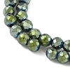 Electroplate Synthetic Magnetic Hematite Beads Strands G-A263-B01-02B-3