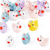 20Pcs Opaque Resin Pendants RESI-TADJ0001-09-3