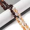 Natural Garnet & Citrine Beads Strands G-L610-B07-01-2