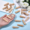10Pcs Unfinished Wood Puppet WOOD-GF0002-42B-3