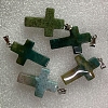 Natural Indian Agate Pendants G-PW0006-02P-31-1