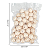 Natural Unfinished Wood Round Beads WOOD-PH0008-91-25mm-4