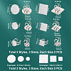 Unicraftale DIY Blank Dome Ring Making Kit STAS-UN0049-05-3