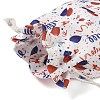 Christmas Theme Cloth Printed Storage Bags ABAG-F010-02B-06-3