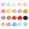 19Pcs 19 Colors Silicone Beads SIL-AR0001-05-1